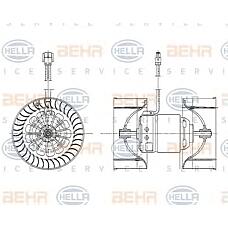 BEHR-HELLA 8EW009159-201 (64113453729 / 64116900685 / 64119071946) электродвигатель вентилятора салона