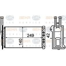 BEHR-HELLA 8FH351311-571 (1652127 / 1041092 / 85GG18B539CB) радиатор отопителя