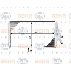 BEHR-HELLA 8FH351312-381 (6418300461 / 0028356801 / A6418300461) радиатор отопителя