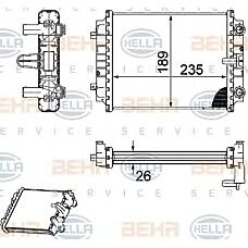 BEHR-HELLA 8MK376745-661 (8K0121212B / 8K0121212) радиатор двигателя