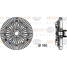 HELLA 8MV 376 732-111 (11527505302 / 11521740963 / 7505302) термомуфта BMW (БМВ) m30,m50,m52