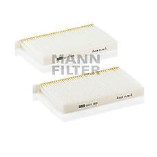 MANN-FILTER CU 21 005-2 (0986AF4187 / 101400084 / 17025F) фильтр салона к-кт 2шт.\ h-1 2.5crdi 08>