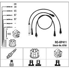 NGK 0781 (1612485 / 1612485RCOP411 / 90349320) комплект проводов зажигания