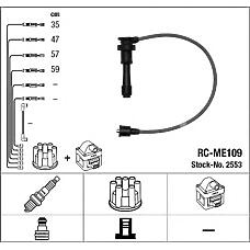 NGK 2553 (MD334041 / RCME109) провода высоковольтные rc-me109