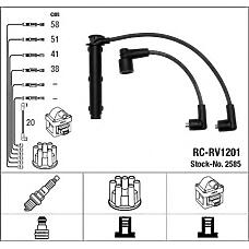 NGK 2585 (RCRV1201) провода высоковольтные, комплект