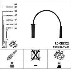 NGK 44229 (44229 / 5019593AA / RCCR1302) комплект проводов зажигания буквенный код rccr1302