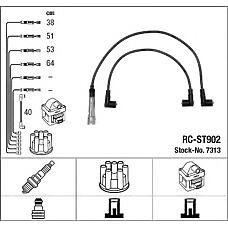 NGK 7313 (030905430F / 030905430G / 030905430H) провода зажигания (к-т) rc-st902