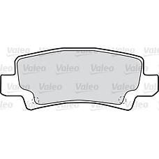 VALEO 598680 (0446602070 / 0446602020 / 0446602160) комплект тормозных колодок toyota: Corolla (Корола) (120) (2001>)