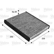 VALEO 715720 (5Q0819653 / 1711 / 711) салонный фильтр угольный
