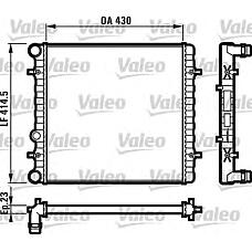VALEO 731607 (1J0121253G / 1J0121253K / 1J0121253AM) радиатор