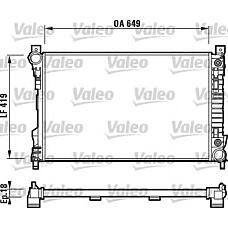 VALEO 732740 (2035000603 / 2035001103 / 2035000303) радиатор охлаждения двигателя