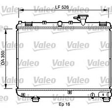 VALEO 735077 (0K30A15200D / 103817 / 0K30A15200E) радиатор охлаждения двигателя