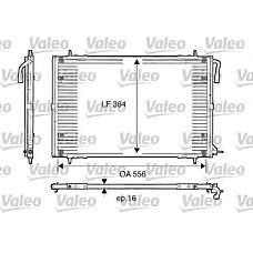 VALEO 817283 (6455Y0 / 6455X9 / 6455W7) радиатор кондиционера