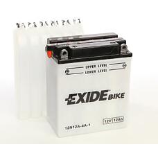 EXIDE 12N12A-4A-1 (EXIDE12N12A4A1) аккумуляторная батарея рус 12ah 110a 136 / 91 / 146 moto\