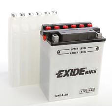 EXIDE 12N14-3A  аккумуляторная батарея евро 14ah 130a 136 / 91 / 167 moto\