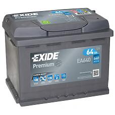 EXIDE EA640 (50503188 / 1J0915105AC / JZW915105) акб exide premium 12v 64ah 640a 242x175x190 / -+ /