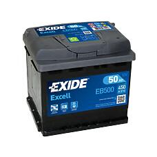 EXIDE EB500 (000915105DB / 0092S30020 / 0092S40020) аккумуляторная батарея 19.5 / 17.9 евро 50ah 450a 207 / 175 / 190\