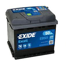 EXIDE EB501 (50AH / 51018460 / 5600X4) аккумуляторная батарея 19.5 / 17.9 рус 50ah 450a 207 / 175 / 190\