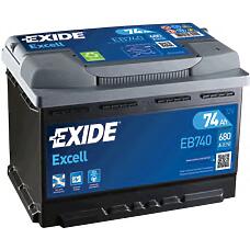 EXIDE EB740 (000915105DG / 0092L50080 / 0092S30080) аккумуляторная батарея