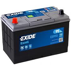 EXIDE EB955 (01579A110K / 87398SYNG51101 / 95AH) аккумуляторная батарея 19.5 / 17.9 рус 95ah 760a 306 / 173 / 222\