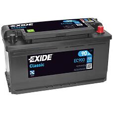 EXIDE EC900 (61218386952 / 61216946334 / 61218385398) аккумуляторная батарея 19.5 / 17.9 евро 90ah 720a 353 / 175 / 190\