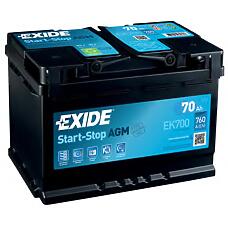 EXIDE EK700 (31255132 / 57412 / 000915105CC) аккумуляторная батарея