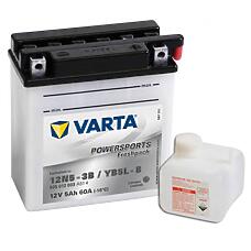 VARTA 505012003  аккумулятор евро 5ah 60a 121 / 61 / 131 yb5l-b freshpack moto, замена на 505012006\