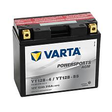VARTA 512901019  аккумулятор рус 12ah 215a 151 / 70 / 131 yt12b-bs agm moto, замена на 512901022\