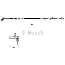 BOSCH 0265007553 (47911BN800 / DF11 / 60513) датчик скорости вращения колеса (abs)