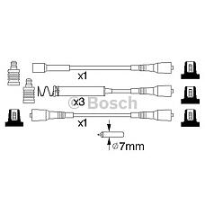 BOSCH 0986356850 (1612531 / 90442064) комплект высоковольтных проводов