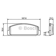 BOSCH 0986424817 (014130 / 017920 / 017930) колодки тормозные дисковые mazda: 323 f vi (bj) 1.6 / 2.0 / 2.0 td 98-04, 323 s vi (bj) 1.6 / 2.0 / 2.0 ditd 98-04, 6 (gg) 1.8 / 2.0 / 2.0 di / 2.3 / 2.3 mps turbo / 2.5 02-07, 6 (gh) 1.8 mzr / 2.0