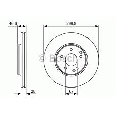 BOSCH 0986479R79 (04630 / 05098064AA / 09830411) диск тормозной premium 2, передн, mb e 270 cdi 99-02, mb c 270 cdi 00-04, mb e 240 97-00, mb clk 270 cdi coupe 02-05, mb clk 320 coupe 97-02