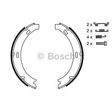 BOSCH 0 986 487 582 (0140420202 / 0235203 / 03013703852) колодки барабанные ручника\ mb w203 all 00>