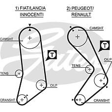 GATES 5033 (029CT676 / 060176 / 081619) ремень грм