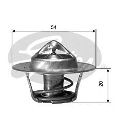 GATES TH00191G2 (09337 / 107192 / 1880576) термостат\ Renault (Рено) Clio (Клио) / r19 / r21 1.7-1.9td 86>