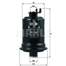 KNECHT KL131 (MB658684 / MB504764 / 2330039045) фильтр топливн. Mitsubishi (Мицубиси) sigma 3.0l mot.v6 ->96  mb504764