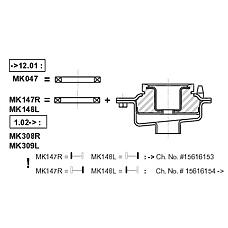 MONROE MK047 (0001302443080 / 0001318573080 / 12027) опора амортизатора пер.Citroen (Ситроен) Jumper (Джампер) (230) 1.9 td [1994 / 03-2002 / 04]