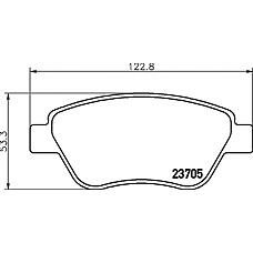 TEXTAR 2370503 (77363035 / 77362743 / 77363992) колодки тормозные дисковые