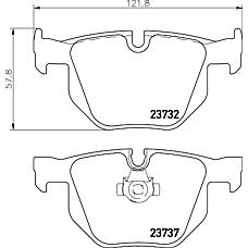 TEXTAR 2373281 (0252373217 / 038160 / 05P1194) колодки тормозные дисковые epad | зад |