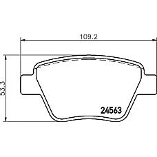 TEXTAR 2456301 (0252456317 / 0252456317PD / 05P1608) колодки тормозные дисковые задн audi: a3 03-, a3 sportback 04-, a3 кабрио 08- seat: leon  05- skoda: Octavia (Октавия) 04-, Octavia (Октавия) combi 04-, superb 08-, superb универсал