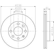 TEXTAR 92029603 (02806 / 09309010 / 09309011) диск тормозной с покрытием pro | перед прав / лев |