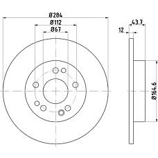 TEXTAR 92031803  диск тормозной pro kombi kombi (s124) kombi estate (s124) kombi break (s124) stufenheck (w124) saloo