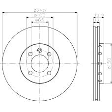 TEXTAR 92043500 (535615301) диск торм.