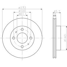 TEXTAR 92090900 (402060M601 / 402060M602) диск тормозной | перед прав / лев |