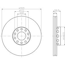 TEXTAR 92098305 (4D0615301A / 4D0615301J) диск тормозной
