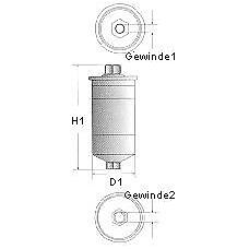 CHAMPION L210/606 (0024774501 / 0014778401 / WK8303) фильтр топливный