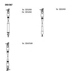 BREMI 300/387 (1612497 / 1612531 / 90442064) провода высоковольтные, комплект
