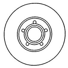 Jurid 561471J (447615301A / 447615301B / 561471J) тормозной диск