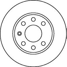 JURID 562068J (569058 / 9117676 / 90497303) диск торм. Opel (Опель) Astra (Астра) 00> перед. 1 шт (min 2 шт)