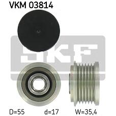 SKF VKM03814 (6111550015 / 6111550415 / 6111500360) шкив генератора\ mb w163 / w203 / w220 2.0cdi-3.2cdi 98>